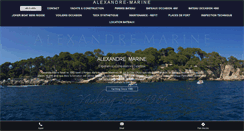 Desktop Screenshot of alexandre-marine.fr